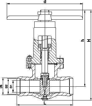 Клиновая задвижка типа 2с