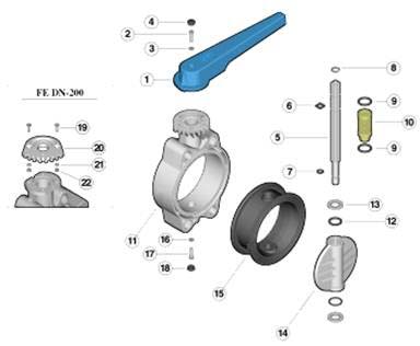 Поворотная задвижка Батерфляй Поворотная задвижка Батерфляй